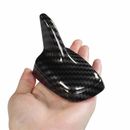 Car Black Carbon Fiber Decorative Shark Fin Antenna ABS Universal Accessories