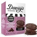 Dewey's Bakery Brownie Crisp Cookie Thins | No Artificial Flavors, Synthetic Colors or Preservatives | Baked in Small Batches | 9oz (Pack of 1)