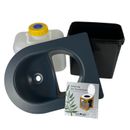 DIY Set Separating Toilet, DIY Set, Kit, 10L Ecoshit