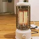 Portable Electric Heater, Retro Far Infrared Carbon Fan Heaters, 600W Space Radiator, 2S Fast Heat, Low Noise for Home Office, Green