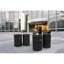 Commercial Zone ArchTec Series 45 Gallon Curbside Trash & Recycling Bin Stainless Steel in Black/Gray | 43.75 H x 23.25 W x 23.25 D in | Wayfair