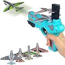 Roster Catapult Toy Airplane, Pistol Shooting Game Toy Gun Air Battle Glider Airplane Launcher Toy For Kids Outdoor Sport Aircraft All - Multicolor