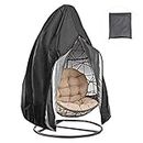 Outdoor Swing Hanging Chair Cover Hanging Swing Hammock Swing Canopy Cover Patio Hanging Egg Chair Cover with Zipper