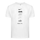 NIKE Sportswear Club Logo T-Shirt Mens Size - L White/Black