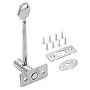 LDEXIN Stainless Steel Hidden Manager Tubewell Key Mortise Lock Hardware with Key and Screw for Door, Key Length 4.13" / 105mm