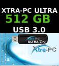 XTRA-PC ULTRA PRO 512 GB USB, Antivirus Protection built in, For any PC or Mac.