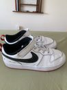 Nike Court Borough Low 2 Boys Size 3Y White Athletic Shoes Sneakers DM0111-100