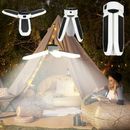 Solar Camping Light LED Lantern Tent Lamp USB Rechargeable Outdoor Hiking Lights