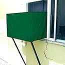 Stylista Window AC Cover 2 Ton Waterproof and Dustproof Polyster Green Color