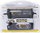 Dunlop Automotive Battery Charger Trainer - 6/12V - Intelligent - 6 Phase - Indicators - IP65