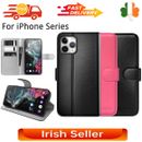For iPhone Series Folio Leather Case Phone Cover Protective Phone Case Classic