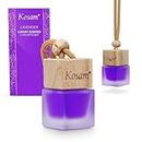 KOSAM Lavender Strong Car Air Fresheners Made with Real Aromatherapy Essential Oils - Car Perfume Scent Air Purifier Car Accessories,Car air freshners for Men&Women Luxury Diffusers by Kosam (Purple)