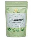 A D Food & Herbs Jasmine Flower Powder Aromatic Edible for Homemade Lattes, Tea Blends, Bath Salts, Gifts, Crafts (20 Gms x pack of 2)