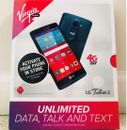 BRAND NEW Virgin Mobile LG Tribute 2 8GB Smartphone - Blue 