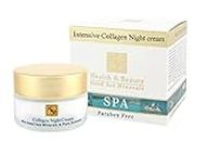 Intensive Collagen Night Face Cream Moisturizer 50ml by Health & Beauty Dead Sea Minerals
