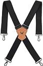2Inch Men's Suspenders w/Hooks, Heavy Duty suspenders for men, Work suspenders, Work suspenders for men, Suspenders for men heavy duty, Suspenders for men, Mens suspenders, Mens suspenders for jeans