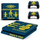 Skins de consola PlayStation 4 Fallout Vault-Tec corte de vinilo para un ajuste garantizado 