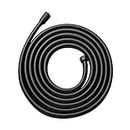 OFFO Shower Hose 3.5m, PVC Extra Long Shower Hose Smooth Shower Pipe with Shower Hose Washer High Pressure Shower Hose for Bath Taps Replacement Matte Black