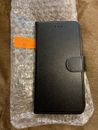 Bozon Leather Wallet Folio Case- iPhone 6/6s plus - black - No retail packaging