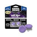 FPS Freek Galaxy Purple for PlayStation 4 (PS4) and PlayStation 5 (PS5), Performance Thumbsticks, 3D Texture Thumb Grip Stick Joystick Thumbstick, Thumbstick Extender for PS5 (1 High-Rise, 1 Mid-Rise)