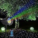 Laser Christmas Projector Lights Outdoor, 3 Color Laser Light Projector, Firefly Lights Show with RF Remote, Water Proof, Indoor Holiday Decoration, Christmas Gift, Home Decor, Party, Garden