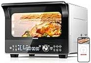 Nuwave TODD ENGLISH iQ360 Digital Smart Oven, 20-in-1 Convection Infrared Grill Griddle Combo, 34-Qt Mega Capacity, 1800 Watts, Adjustable Triple Surround Heat Zones, Smart Thermometer, WIFI Enabled