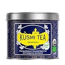 Kusmi Tea -Té Anastasia bio - Té Negro con Bergamota, con sabor a Flor de Azahar - Té Earl Grey Emblemático - Lata de té de metal 100 g - Aprox. 40 tazas