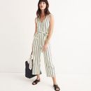 Madewell Pants & Jumpsuits | Madewell Striped Jumpsuit | Color: Blue/Cream | Size: S