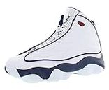 Nike Jordan Kid's Shoes Air Jordan Pro Strong (GS) DX7911-101, White/Midnight Navy/Gym Red, 6.5 US Big Kid