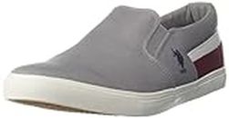 U.S. POLO ASSN. Men's Carlin 2.0 Grey Sneaker Slip ON-8 UK (2FD21126G07)