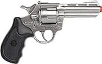 Gonher- Polizia con 8 Colpi – Metallo, Pistola, Multicolore, One Size, 33/0