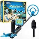 NATIONAL GEOGRAPHIC Metal Detector for Kids - 7.4" Waterproof Metal Detector Coil, Lightweight Gold Detector with Pinpoint Function & LCD Display, Beach Metal Detector (Amazon Exclusive)