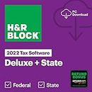H&R Block Tax Software Deluxe + State 2022 with Refund Bonus Offer (Amazon Exclusive) [PC Download] (Old Version)
