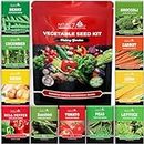 11 Heirloom Seeds for Planting Vegetables and Fruits, 4800 Survival Seed Vault and Doomsday Prepping Supplies, Gardening Seeds Variety Pack, Vegetable Seeds for Planting Home Garden Non GMO…