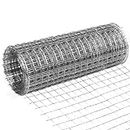 Fonyet 30cm x 6m Wire Mesh Roll Rodent Mesh Wire Metal Rat Mesh to Deter Rats Mice Squirrels Galvanised Wire Mesh for Gaps Vents in the Home and Garden