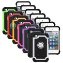 LOT Hybrid Rugged Rubber Matte Hard Case Cover for Apple iPod Touch 4 4th Gen