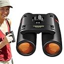 Night Vision Binoculars | Portable Binoculars for Adults and Kids,High Large View Binoculars with Low Light Night Vision for Bird Watching,