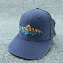 Patagonia Hat Mens One Size Blue Trucker Cap Hike Fish Wild Waters Hike Outdoor