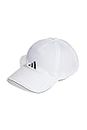adidas Performance Aeroready Training Running Baseball Cap, White, One Size (Youth)