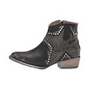 Corral Boots Women's Black Star Inlay & Studs Ankle Boots, Black, 7