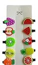 P&S Fruits and Vegetables Hair Clips for Girls, Adorable Kids Hair Accessories (40_PCS)