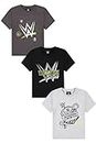 WWE 3 Pack Kids T-Shirts Boys Multipack (11-12 Years) Grey