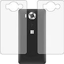 FASHEEN MICROSOFT LUMIA 950 Back Screen Guards, Back Skin, Rear Screen Protector, 3D Frosted Carbon Fiber Skin, Not a Tempered Glass for MICROSOFT LUMIA 950 (Pack of 2)