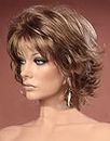 Forever Young Ladies Ash Brown Wispy Short Tapered Style Fashion Wig