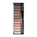 Rimmel London Magnif'eyes 12 Pan Eyeshadow Palette, Highly Pigmented Colours and Long-lasting Formula, Blushed Edition, 14 g
