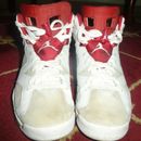 Zapatos de baloncesto Nike Air Jordan 1 retro altos para hombre, talla EE. UU. 9 rojos y blancos.