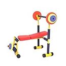 Redmon Fun and Fitness Exercise Equipment for Kids - Weight Bench Set by Redmon