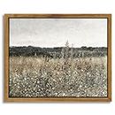 InSimSea Framed Canvas Wall Art Home Decor, Meadow with Flowers Painting Wall Art Prints, Canvas Wall Art for Living Room Decor Bedroom Home Bathroom Wall Decor 8x10in