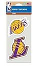 WinCraft Lot de 2 autocollants NBA Los Angeles Lakers - 10,2 x 10,2 cm