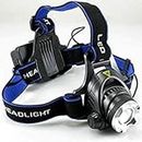 J&UNIQUE High Power 18650 Headlamp 1800LM CREE XM-L T6 LED Headlamps Hunting Headlight Bicycle Camping Head Torch Light led Head lamp Including Charger(Batteries Included)